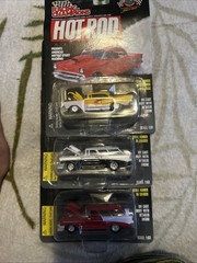 Lot of 3 Racing Champions Hot Rod Magazine Diecast New