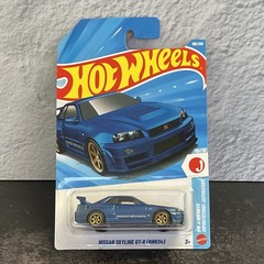 Hot Wheels HW J-Imports Nissan Skyline GT-R (BNR34) Blue 1:64 – NEW