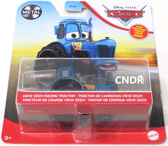 New for 2021 Disney Pixar Cars 3 Movie *VIEW ZEEN RACING TRACTOR* #39 1:55 metal