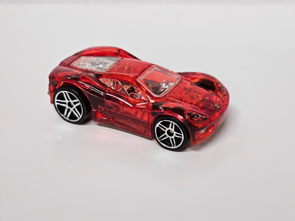 Hot Wheels Ferrari 360 Modena 2005 Clear Red 1/64