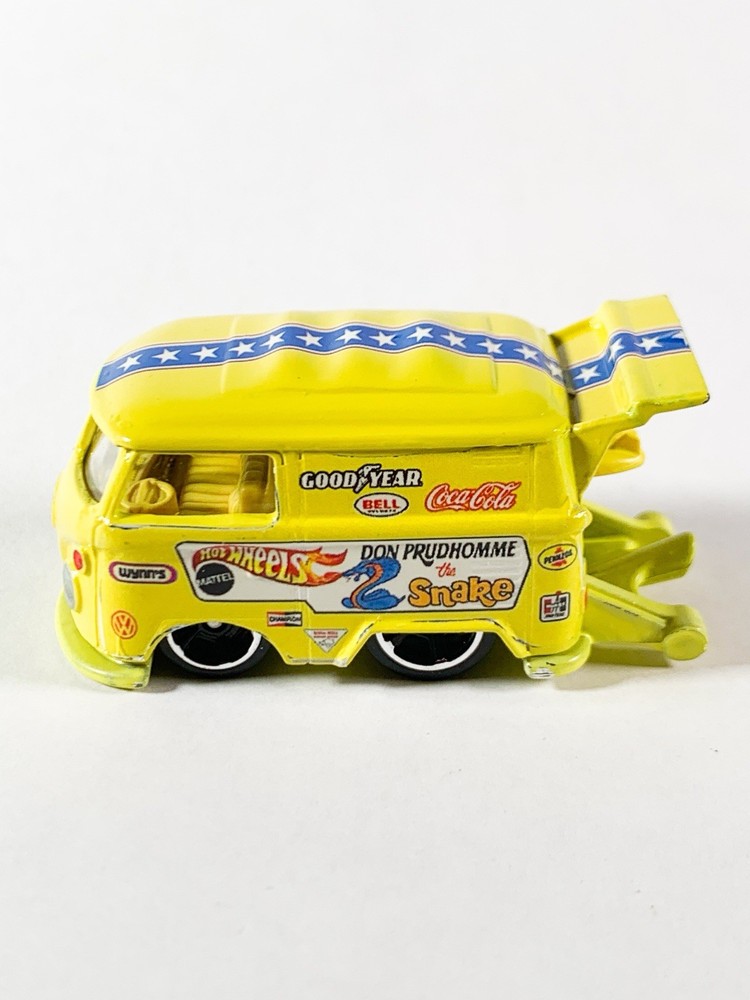 Hot Wheels Custom Kool Kombi DON PRUDHOMME SNAKE VW Bus Real Riders Rubber Tires