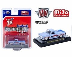 SET OF 3 M2 Machines 1976 Chevy Silverado Bonanza-10 SPIRIT 76 Squarebody 1/64