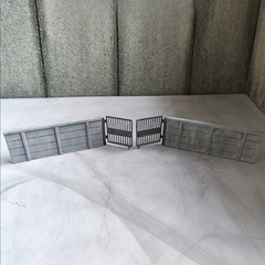 1/64 Fence Mesh Model Railway Scene Accessories Garage Diorama Fence Model Props