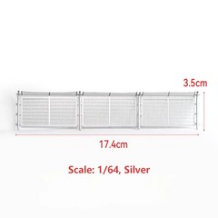 1/64 Scale Simulation Highway Net Factory Wire Fence Scene Sand Table Accessory