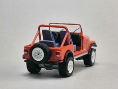 1979 JEEP CJ-7 RENEGADE Diorama Collectible DieCast Model Car 1:64 Red LOOSE