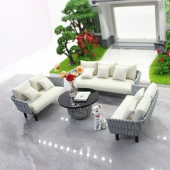 1:18/24/32 Diorama Sofa Coffee Table Model Set Garage Furniture Accessory Toy
