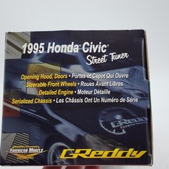 39V Ertl American Muscle 1995 Honda Civic Greddy Street Tuner 1:18 Hobby Edition