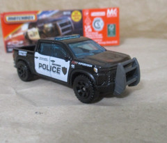 Matchbox 1-125 series #92 2024 Chevrolet Silverado PPV Police 1/64 Diecast