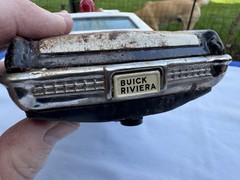 Vintage 1960s Bandai Japan Tin 1965 Buick Riviera Highway Police Car PD Battery