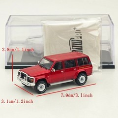 1:64 Shadow Pro Nissan Patrol Y60 LHD Burgundy Diecast-for Car Model Collectors