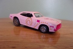 Racing Champions Street Wheels 1970 BARRACUDA Pink Panther graphics 1:64 diecast