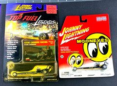 Johnny Lightning 1960’s Dragster Mooneyes @ Top Fuel Legend – 2 Dragsters – AZ