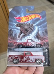 Custom CHEVZILLA Hot Wheels 83 Silverado REAL RIDER’S