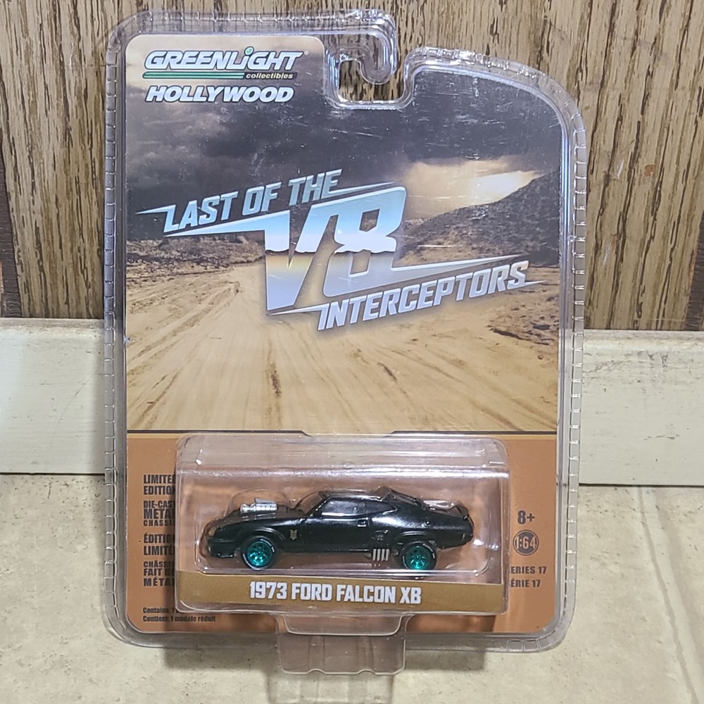 1/64 GREENLIGHT MAD MAX 1973 FORD FALCON XB LAST OF V8 INTERCEPTORS CHASE CAR