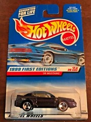 Hot Wheels ‘99 Mustang #909 HW ‘99 First Editions 2/26 Purple VHTF!