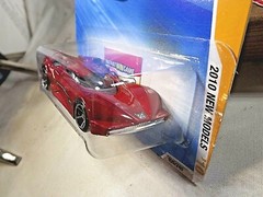 2010 Hot Wheels #35 New Models 35/44 SCOOPA Di FUEGO Red Variant w/Chrome OH5 Sp