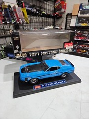 1/18 Sunstar 1971 Ford Mustang Mach 1 RARE Blue 351 RAM Air 3601
