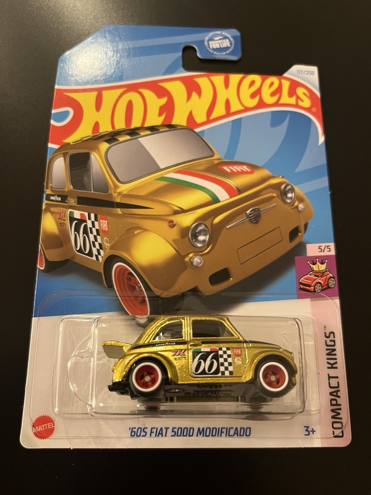 Hot Wheels Super Treasure Hunt ’60s Fiat 5000 Modificado – STH – New Protector!!