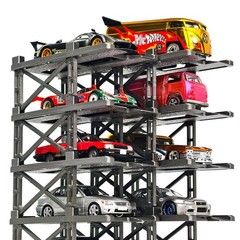 US 1:64 50/100 Parking Display Rack Kit Garage Car Model Display Shelf Accessory