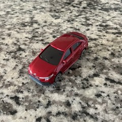 Maisto Red Toyota Corolla SE DENT ON WINDSHIELD (See Photos)
