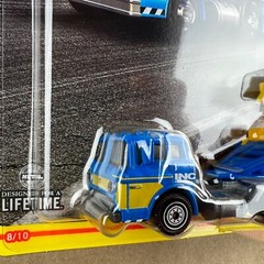 2024 Matchbox Convoys Ford C900 Cabover & Gravel Trailer Backhoe 1:64 Diecast