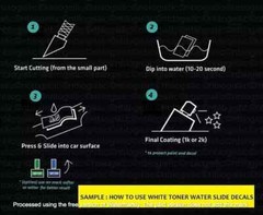 Universal WaterSlide Decal for hot wheels 1/64 Scale a1