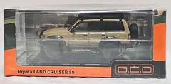 GCD Toyota Land Cruiser 80 Overlander Sand 1/64 New In Factory Sealed Case