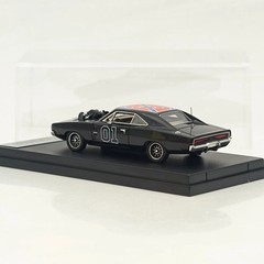 1:64 Mini Forge Black 1969 Chargr General Lee with 1600 HP Twin-Turbo LS