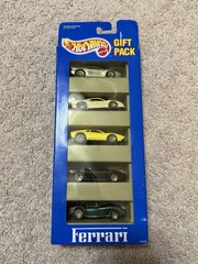 1993 Hot Wheels FERRARI 5 Car Gift Pack – Sealed – Collector’s Item