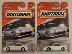 2026 MATCHBOX 1997 ACURA INTEGRA TYPE R WHITE Both Variations RHD LHD LOT OF 2