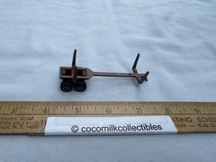 Vintage Diecast Toy Metal Yatming Toy Logging Trailer Brown Hong Kong