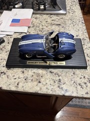 1964 Shelby Cobra 427 S/C Diecast 1:18 Model, Blue with White Stripes