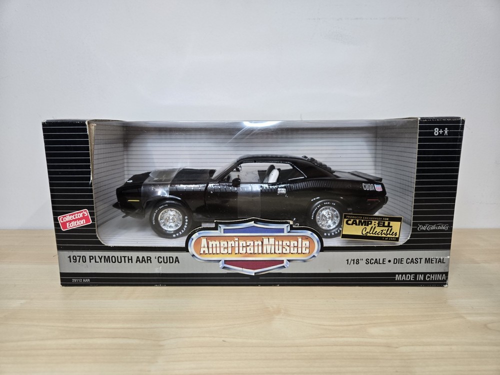 American Muscle 1/18 Campbell Collectibles 1970 Plymouth AAR Cuda Die Cast /2500