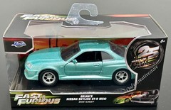 Jada Fast And Furious Brian’s Nissan Skyline GT-R R34 Turquoise 1:32