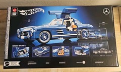 Mattel Brick Shop Hot Wheels Premium Series Set Mercedes-Benz 300 SL