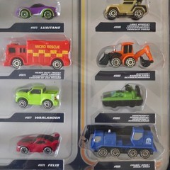 Micro Machines Super 15 Garbage Truck Dump Truck Ambulance Paso Fino Police Car