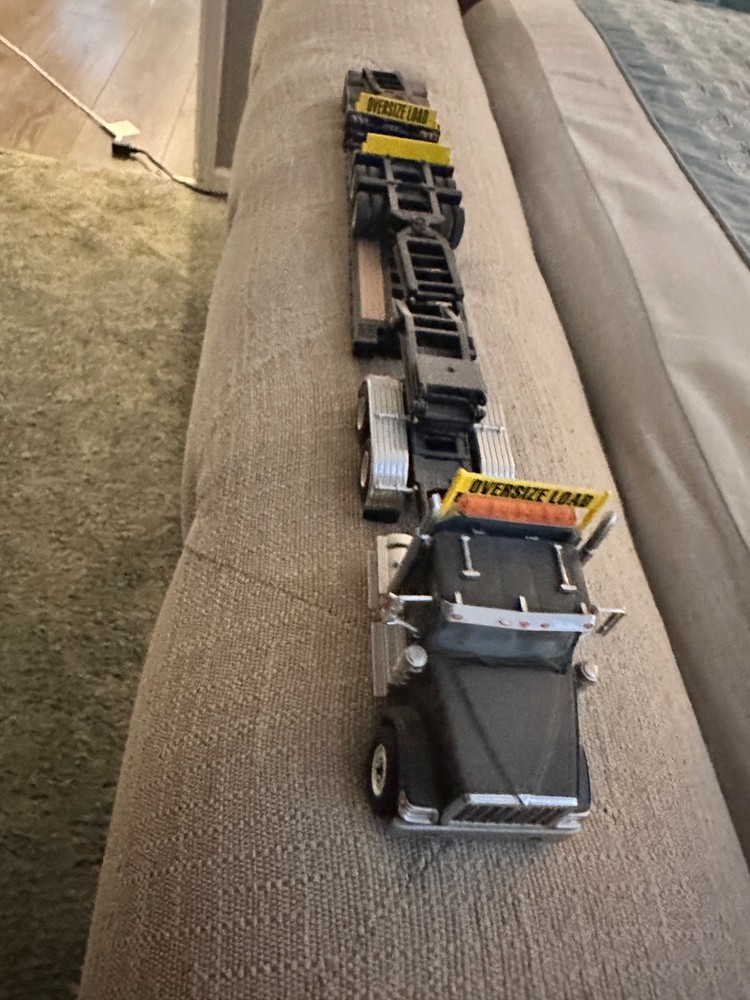 Diecast Masters 1/50XL 120 Low Profile HDG Lowboy Trailer with 2 Boosters 91032