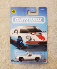 Matchbox 1972 LOTUS EUROPA, White, British, Mid-Engine, Sleek,Lightweight #1/5