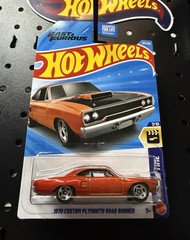 🔥2026 M Case Hot Wheels Fast & Furious 1970 Custom Plymouth Road Runner Orange