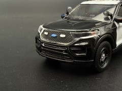 8 Pack 1/64 Scale Clear Grille Light Pod License Plate Police 6456C