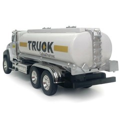 1:50 Alloy+Plastic Construction Tanker Trailer Truck Model Toy Diecast For Kids.