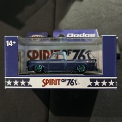 NEW M2 MACHINES SUPER CHASE 1976 DODGE D100 SPIRIT OF 76 WMTS24 26-25