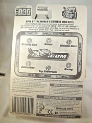 2000 Hot Wheels Mainline/Collector #167 DODGE CONCEPT CAR White w/3 Sp Malaysia