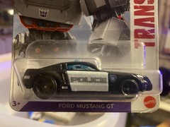 HOT WHEELS TRANSFORMERS FORD MUSTANG GT SILVER SERIES