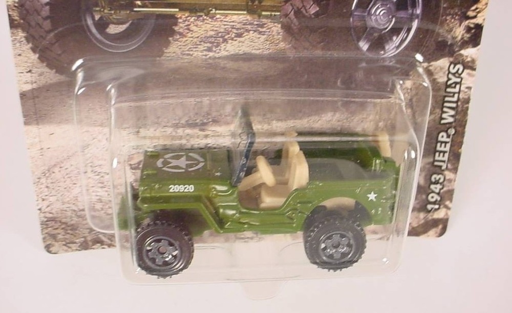 MATCHBOX 75TH ANNIVERSARY EDITION OLIVE GREEN 1943 JEEP WILLYS