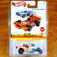 Hot Wheels Flying Customs Custom ’42 Jeep CJ-2A White CT BW Blackwall 2013