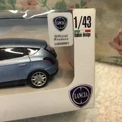 Mondo Motors 1/43 Lancia Delta Italian Design Die Cast Car Metallic Blue New
