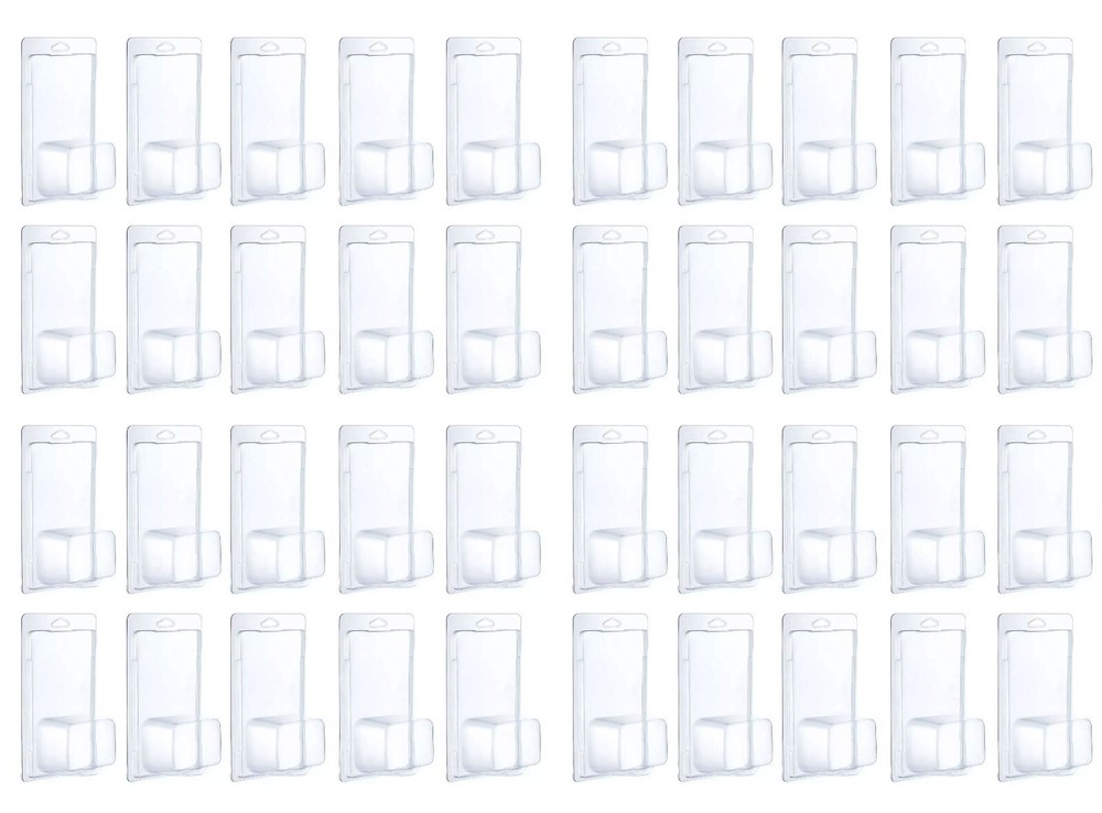 Hot Wheels Protector Case Clamshell Blister Packs Clear Display Mainline 40 Ct