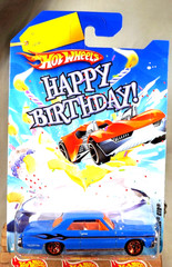 2010 Hot Wheels Happy Birthday Series ’65 PONTIAC GTO Blue w/Copper 5 Spokes
