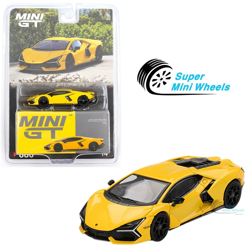 Mini GT 1:64 Lamborghini Revuelto Giallo #886